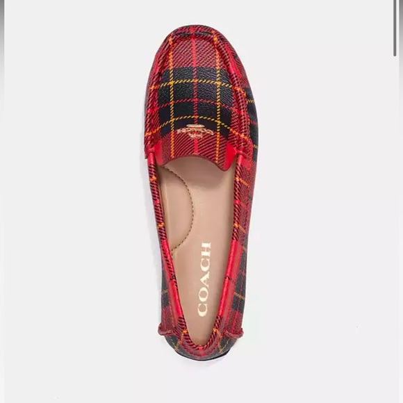 NWT Coach Marley Driver With Plaid Print. - Picture 5 of 12